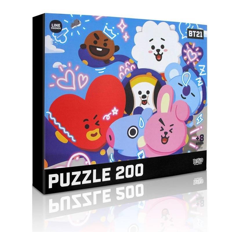 Quebra Cabeça Turma No Show 31x44cm Bt21 200 Peças - BeeKid